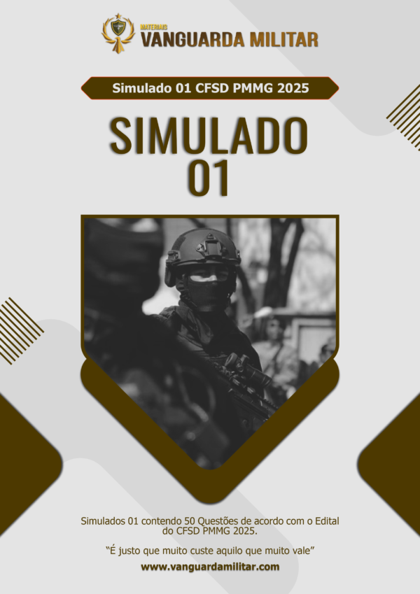 Simulado 01 - CFSD QPPM PMMG 2025